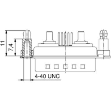 3013W3PAR69E40X CONEC D-Sub Steckverbinder Bild 2