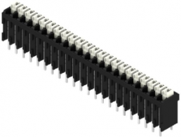 Leiterplattenklemme, 22-polig, RM 3.5 mm, 0,13-1,5 mm², 12 A, Federklemmanschluss, schwarz, 1870610000