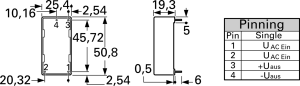AC/DC-Wandler, 85-264 V, 4.6 W, 1 Ausgang, 3,3 V