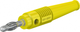4 mm Stecker, Lötanschluss, 2,5 mm², gelb, 64.9199-24