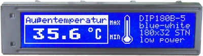 EA DIP180B-5NLW DISPLAY VISIONS LCD-Module