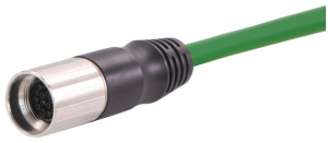 Sensor-Aktor Kabel, M17-Kabeldose, gerade auf offenes Ende, 17-polig, 10 m, PUR, schwarz, 2 A, 21375200F02100