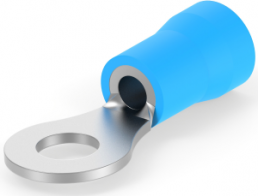 Isolierter Ringkabelschuh, 1,25-2,0 mm², AWG 16 bis 14, 4.34 mm, M4, blau
