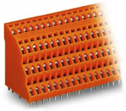 Leiterplattenklemme, 32-polig, RM 5.08 mm, 0,08-2,5 mm², 18 A, Käfigklemme, orange, 738-308