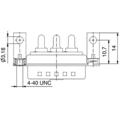 302W2CPXX73G20X CONEC D-Sub Steckverbinder Bild 2
