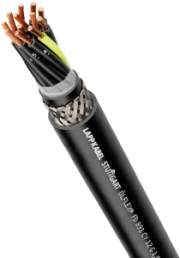 PVC Steuerleitung ÖLFLEX FD 891 CY 12 G 0,5 mm², AWG 21, geschirmt, schwarz
