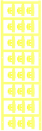Polyamid Kabelmarkierer, beschriftbar, (B x H) 21 x 5.8 mm, max. Bündel-Ø 5 mm, gelb, 1805780000