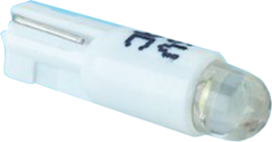 LED-Lampe, W2x4,6d, 0.7 lm, 12 V (DC), 12 V (AC), 60 °, klar, rot