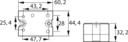 Halbleiterrelais, 3-32 VDC, nullspannungsschaltend, 100 A, Leiterplattenmontage, 84137140