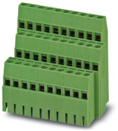 Leiterplattenklemme, 12-polig, RM 5.08 mm, 0,14-2,5 mm², 15 A, Schraubanschluss, grün, 1706950