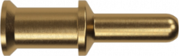 Stiftkontakt, 16 mm², AWG 6, Crimpanschluss, vergoldet, 09112006132