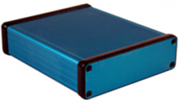 Aluminium Gehäuse, (L x B x H) 120 x 103 x 31 mm, blau, IP54, 1455L1201BU