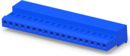 Buchsenleiste, 18-polig, RM 2.54 mm, gerade, blau, 4-640442-8