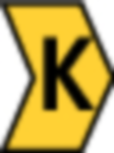 PVC Kabelmarkierer, Aufdruck "K", (L x B) 3.5 x 3.3 mm, max. Bündel-Ø 3 mm, gelb, 515-01114