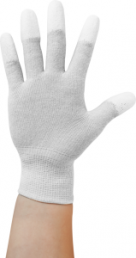 ESD-Handschuhe aus Polyesterstrickg., fingerk. PU-beschichtet, Größe 2XL