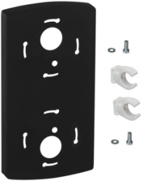 Montage-Kit, schwarz, (L x B x H) 60 x 101 x 192 mm, für FlatSIGN, 975 691 01