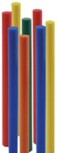 Klebesticks Ø 11 mm, Colour, 250 g, je 2 x gelb, orange, rot, blau, grün für Gluematic, 006815