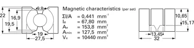 B65879B0000R087 TDK (EPCOS) Ferrite cores Image 2