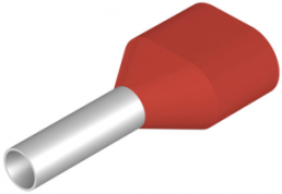 Isolierte Aderendhülse, 1,5 mm², 16 mm/8 mm lang, rot, 9037290000