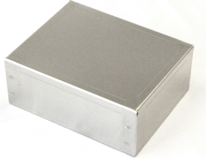 Aluminium Gehäuse, (L x B x H) 127 x 102 x 51 mm, natur, 1444-542