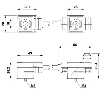 1458114 Phoenix Contact Sensor-Aktor Kabel Bild 2