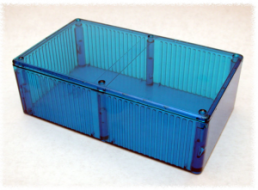 Polycarbonat Gehäuse, (L x B x H) 191 x 110 x 61 mm, blau, IP54, 1591ETBU