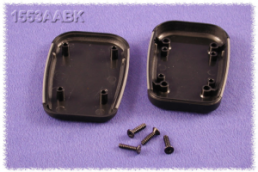 ABS Handgehäuse, (L x B x H) 75 x 50 x 17 mm, schwarz (RAL 9005), IP54, 1553AABK