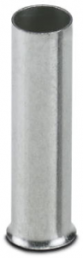 Unisolierte Aderendhülse, 10 mm², 18 mm lang, DIN 46228/1, silber, 3200344