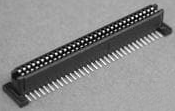 Buchsenleiste, 64-polig, RM 1 mm, gerade, schwarz, 3-5120521-1