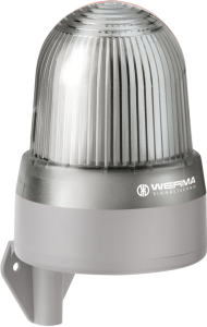 LED-Sirene (Dauer, Blitz), Ø 134 mm, 108 dB, weiß, 24 V AC/DC, 433 400 75