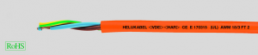 PVC Steuerleitung H05VV-F/UL 3 x 1,5 mm², AWG 15, ungeschirmt, orange