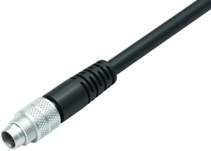 Sensor-Aktor Kabel, M9-Kabelstecker, gerade auf offenes Ende, 8-polig, 2 m, PUR, schwarz, 1 A, 79 1425 12 08