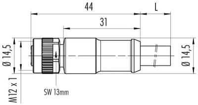 77 0690 0000 50704 0200 binder Sensor-Aktor Kabel Bild 2
