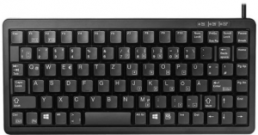 Tastatur kompakt, schwarz, Kabel, USB, Layout: US G84-4100LCMEU-2
