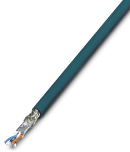 PUR Ethernet-Kabel, Cat 5, 4-adrig, 0,14 mm², AWG 26-7, blau, 2744830