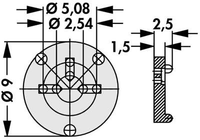 10144390 Fischer Elektronik Mounting pads Image 2