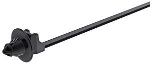 Kabelbinder außenverzahnt, Polyamid, (L x B) 161.4 x 4.7 mm, Bündel-Ø 1 bis 35 mm, schwarz, -40 bis 105 °C