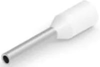 Isolierte Aderendhülse, 0,5 mm², 14 mm/8 mm lang, DIN 46228/4, weiß, 966067-2