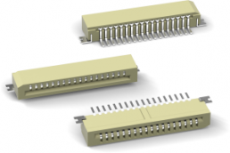 Steckverbinder, 10-polig, 1-reihig, RM 1 mm, Lötanschluss, verzinnt/vernickelt, 686110188622