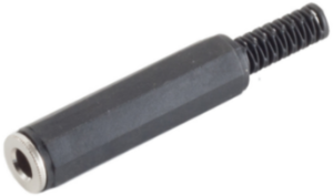 6.3 mm Klinkenkupplung, 2-polig (mono), Lötanschluss, Kunststoff, BS50700