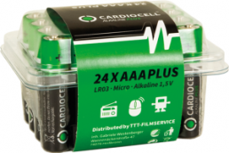 Alkali-Mangan-Batterie, 1.5 V, LR6, AA, Rundzelle, Flächenkontakt