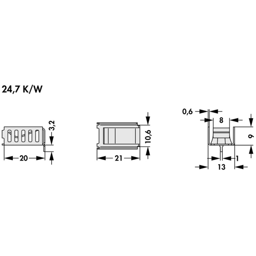 FK 259 MI 220 H Fischer Elektronik Kühlkörper Bild 2