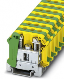 Schutzleiterklemme, Schraubanschluss, 0,75-35 mm², 125 A, 8 kV, gelb/grün, 3074091