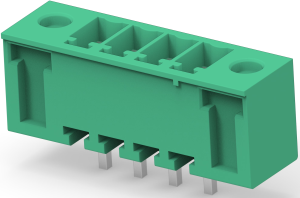 Leiterplattenklemme, 4-polig, RM 3.5 mm, 0,05-2 mm², 11 A, Stift, grün, 284516-4