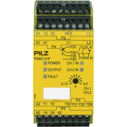 Überwachungsrelais, Sicherheitsschaltgerät, 2 Schließer + 1 Öffner, 6 A, 240 V (DC), 240 V (AC), 777950