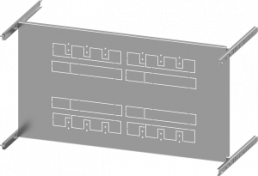 SIVACON S4 Montageplatte 3VL5 bis 630A, 3-/4-polig, fest Steck Einschub H: 400mm, 8PQ60003BA06