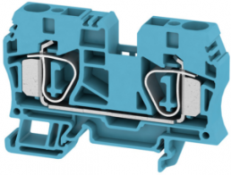 Durchgangsklemme, Federzuganschluss, 1,5-10 mm², 2-polig, 57 A, 8 kV, blau, 1746760000