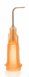 Dosiernadel, gebogen 90°, (L) 12.7 mm, orange, Gauge 23, 923050-90BTE