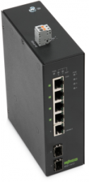 ECO Ethernet Switch, 7 Ports, 1 Gbit/s, 24-57 VDC, 852-1417
