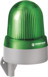LED-Sirene (Dauer, Blitz), Ø 134 mm, 108 dB, grün, 24 V AC/DC, 433 200 75